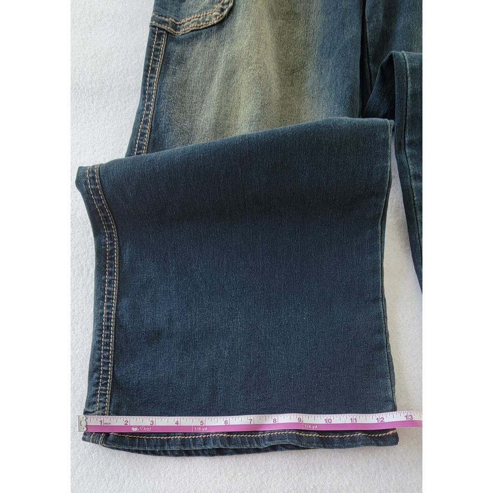 YMI Junior jeans, skater jeans, wide legs, 11/30 high rise, NWT - Picture 10 of 15